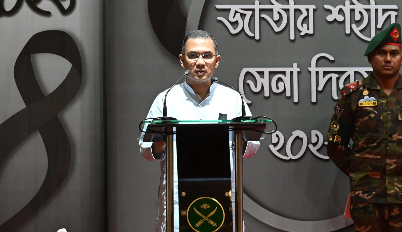 পিলখানা হত্যাকাণ্ড সার্বভৌমত্ব নস্যাতের চক্রান্ত: ঢাকা সেনানিবাসে প্রধানমন্ত্রী তারেক রহমান